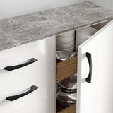 Arch Aluminum Alloy Drawer Pulls for Kitchen