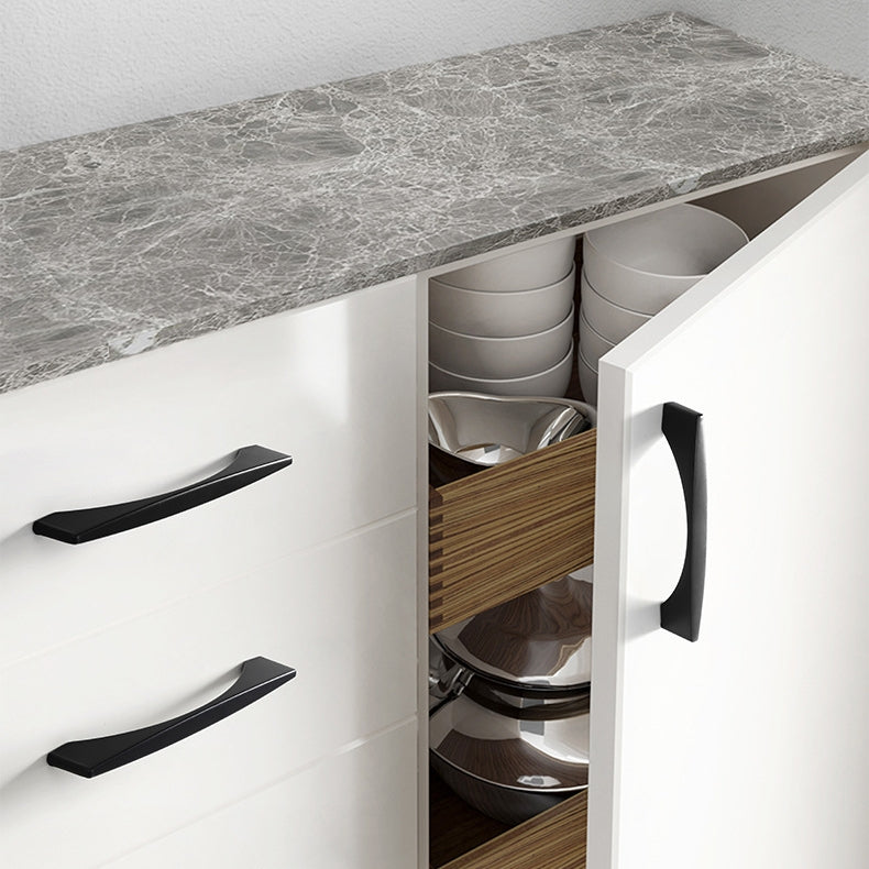 Arch Aluminum Alloy Drawer Pulls for Kitchen