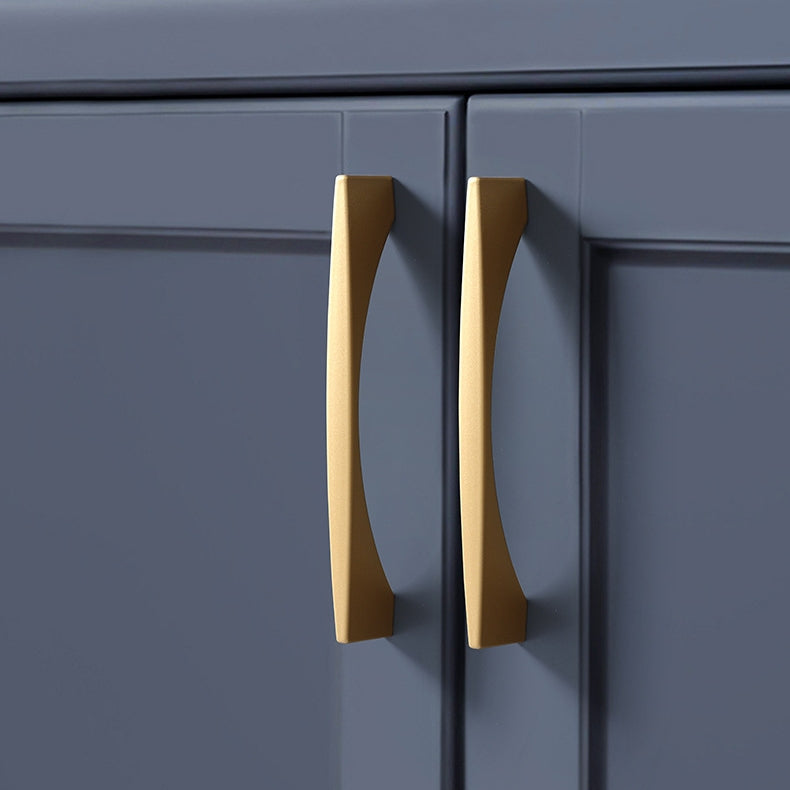 Gold Arch Aluminum Alloy Drawer Pulls for Kitchen
