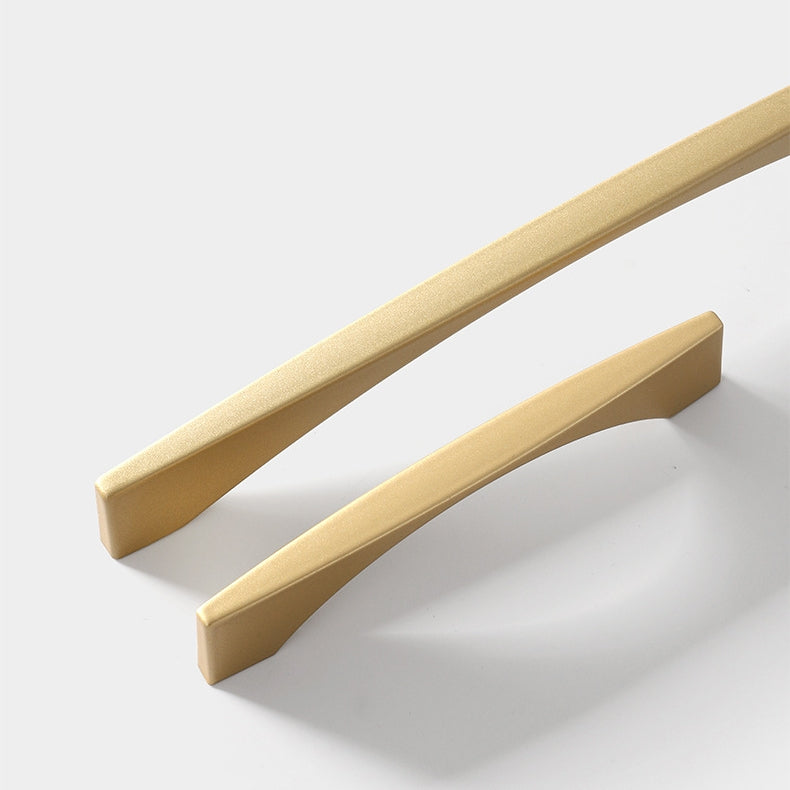 Gold Arch Aluminum Alloy Drawer Pulls for Kitchen