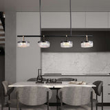 black and gold pendant light