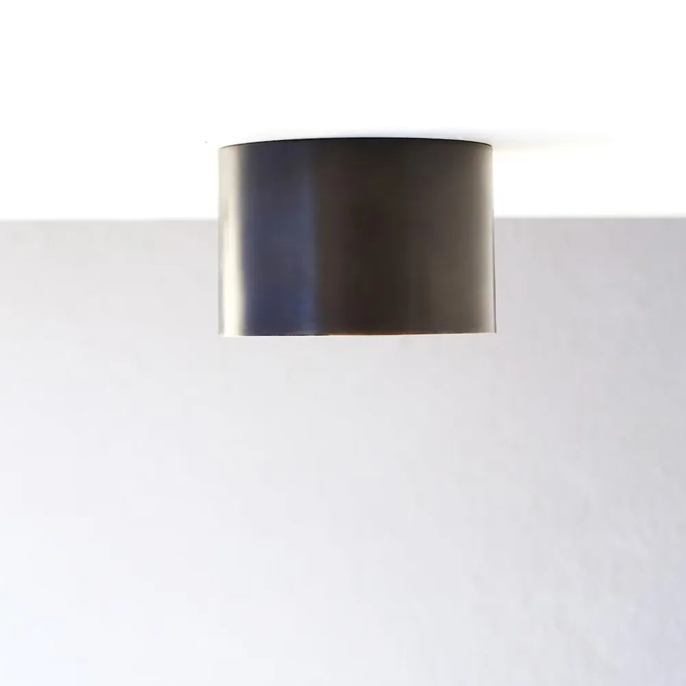 Vintage Brass Ceiling Spotlight, Simple Milky Glass Shade