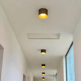 Vintage Brass Ceiling Spotlight, Simple Milky Glass Shade