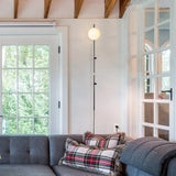 white wall light fixture