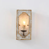 rustic candle wall lights