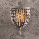 distressed gray sconces