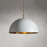 Watley Dome Pendant in White