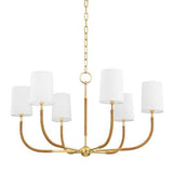webson linen drum chandelier