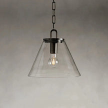 Wescott Cone Pendant with Chain Bronze