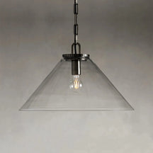 Wescott Cone Pendant with Chain Bronze