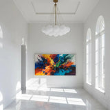 Modern Creative Chandelier – White Glass Bubble Cloud Light - View 8
