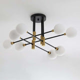 modern white glass ceiling lights