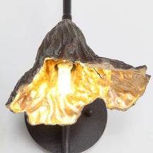 artistic lotus wall lamp